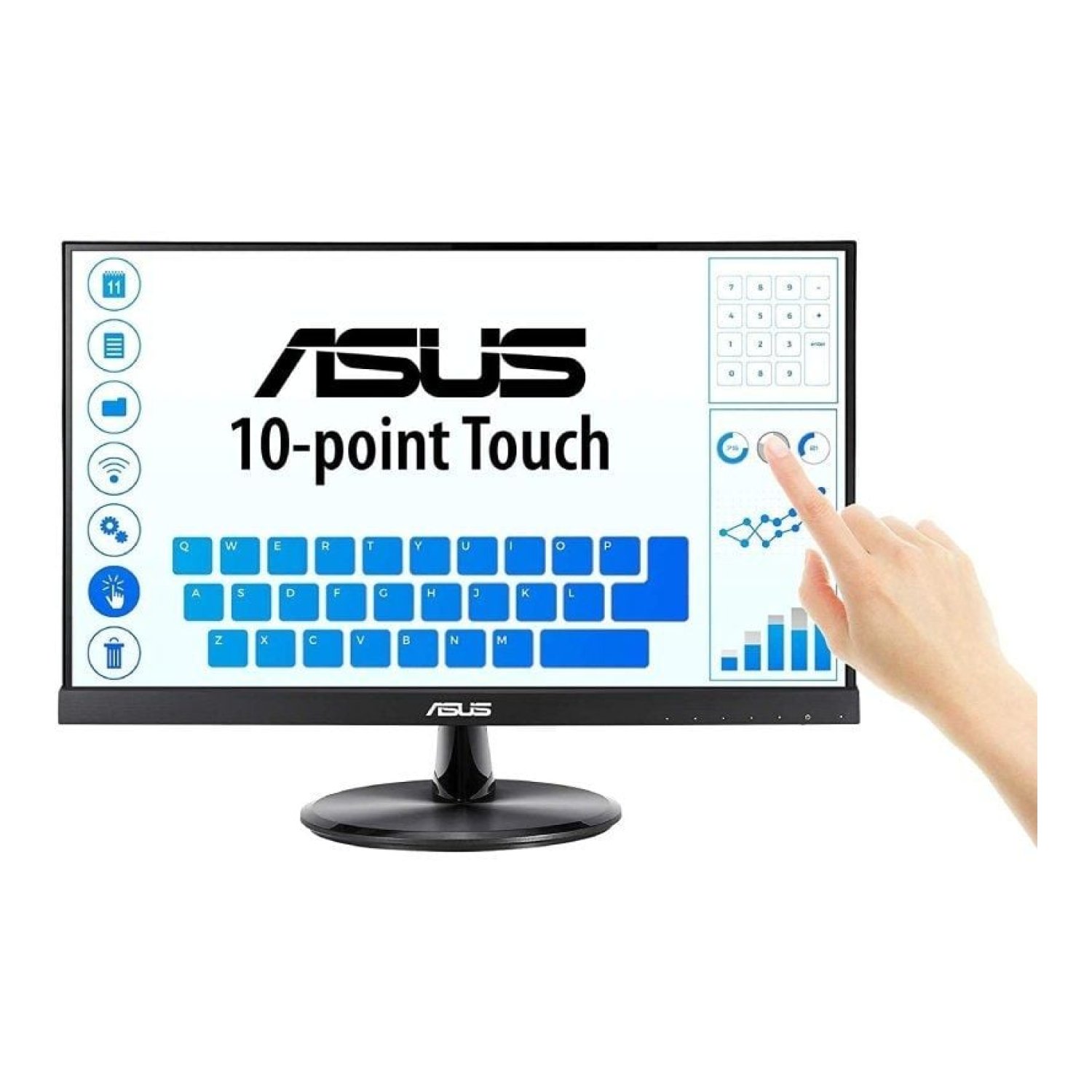 ASUS VT229H · Monitor Táctil 21,5" · Full HD · Multimedia · Negro