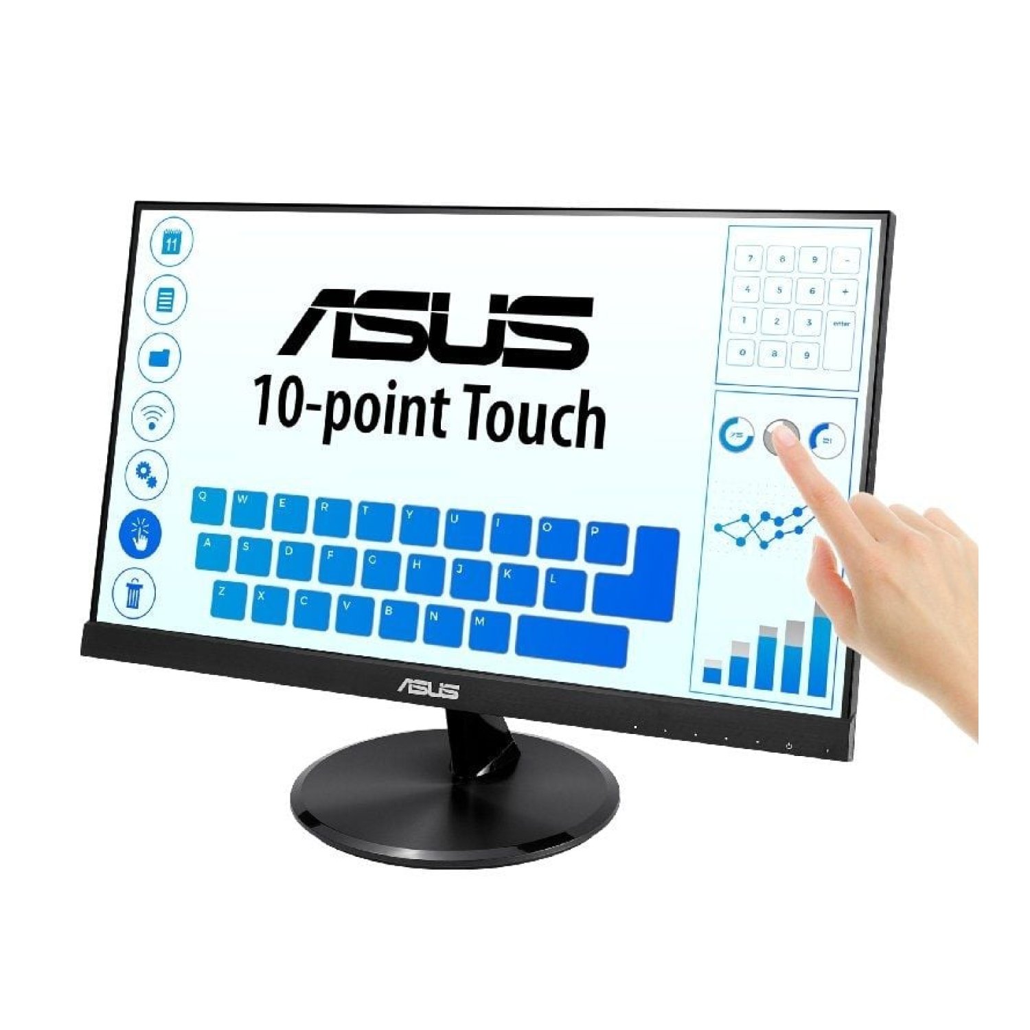 ASUS VT229H · Monitor Táctil 21,5" · Full HD · Multimedia · Negro