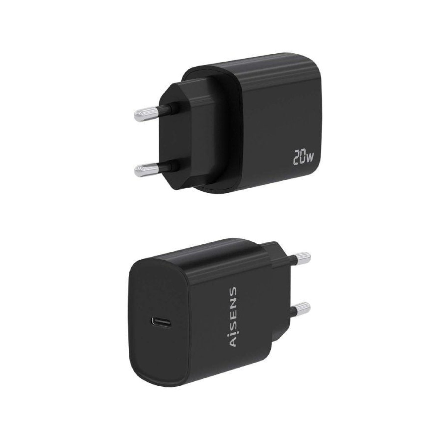 Aisens Cargador de Pared · 1xUSB Tipo-C · 20W