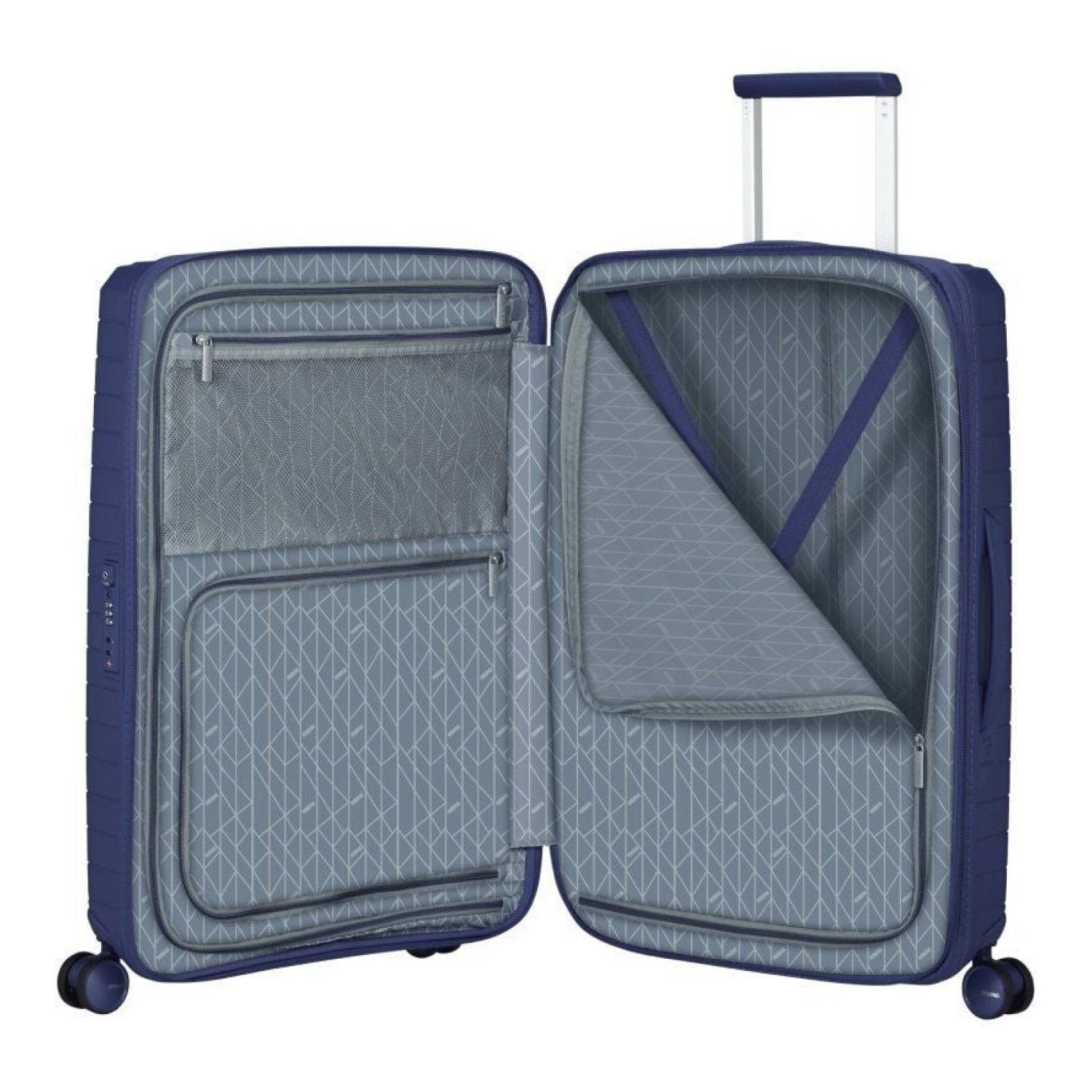 American Tourister FastForward Spinner · 68cm · Expansible · 4 Ruedas · Púrpura