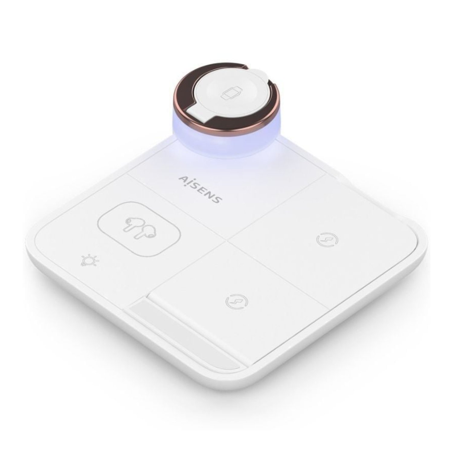 Aisens · Base de Carga Inalámbrica · 15W · Blanco