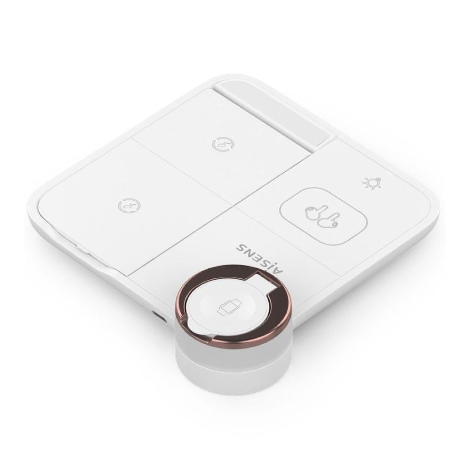 Aisens · Base de Carga Inalámbrica · 15W · Blanco