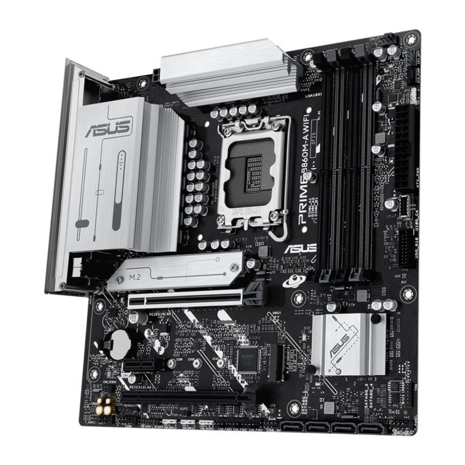 Asus Prime B860M-A WiFi · Micro ATX · Socket 1851 · DDR5 · PCIe 5.0