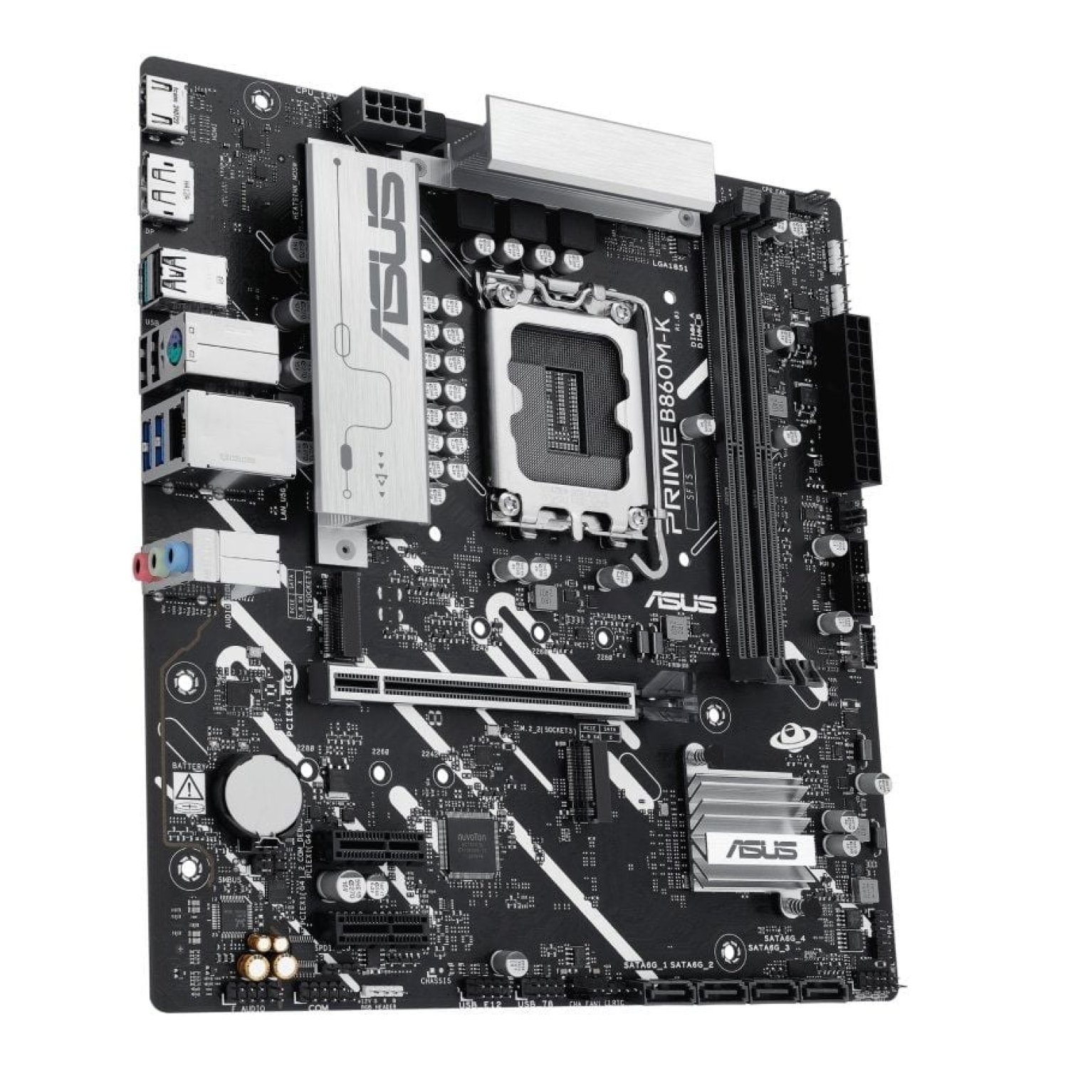 ASUS Prime B860M-K · Socket LGA1851 · DDR5 · PCIe 5.0 · Micro ATX