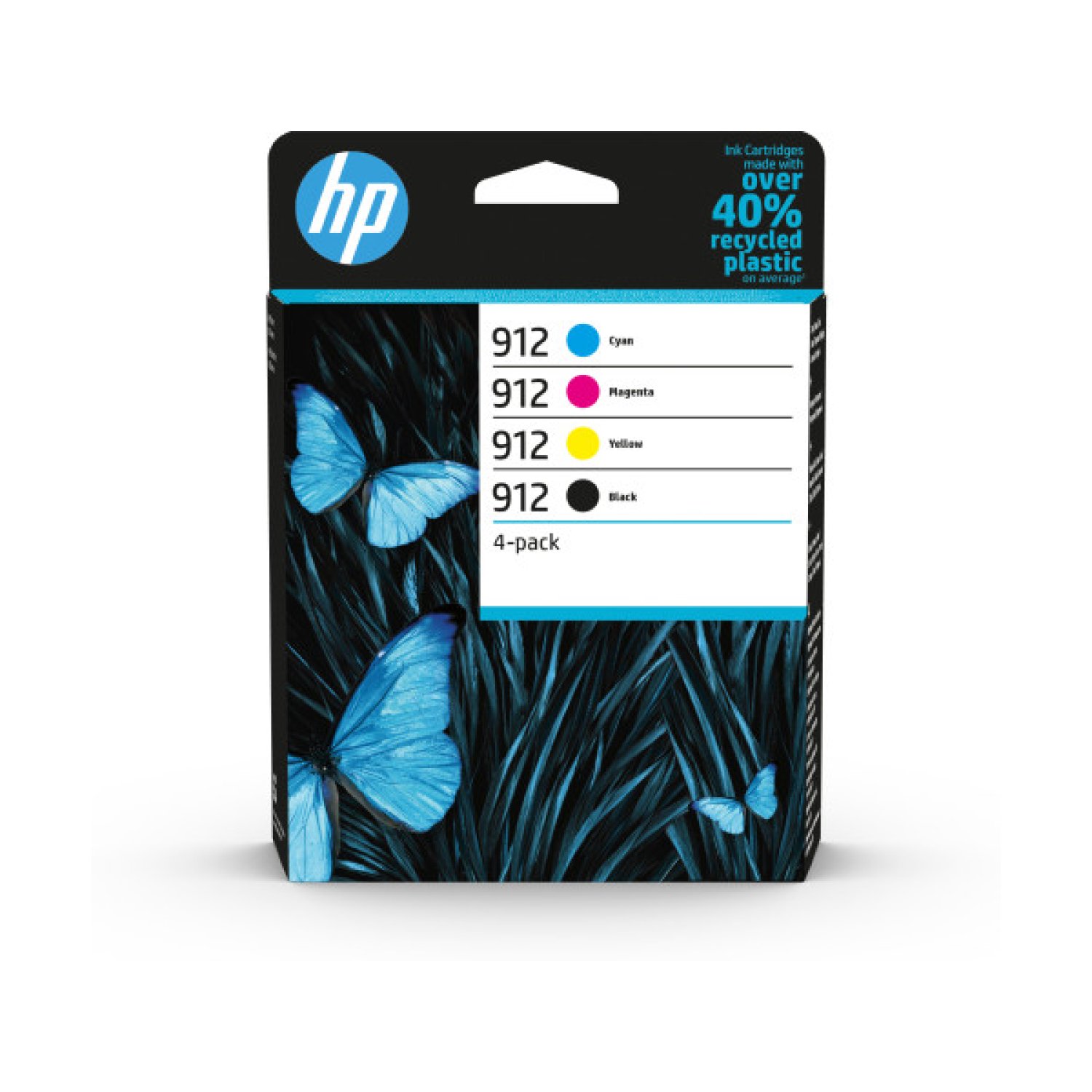 HP · Cartucho Tinta Original nº912 · Multipack 4 colores · Negro/Magenta/Cian/Amarillo
