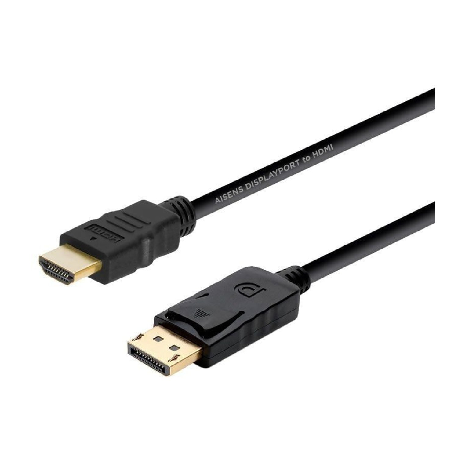 Aisens · Cable Conversor DisplayPort a HDMI · 2m · 5W · 2300Mbps · Negro