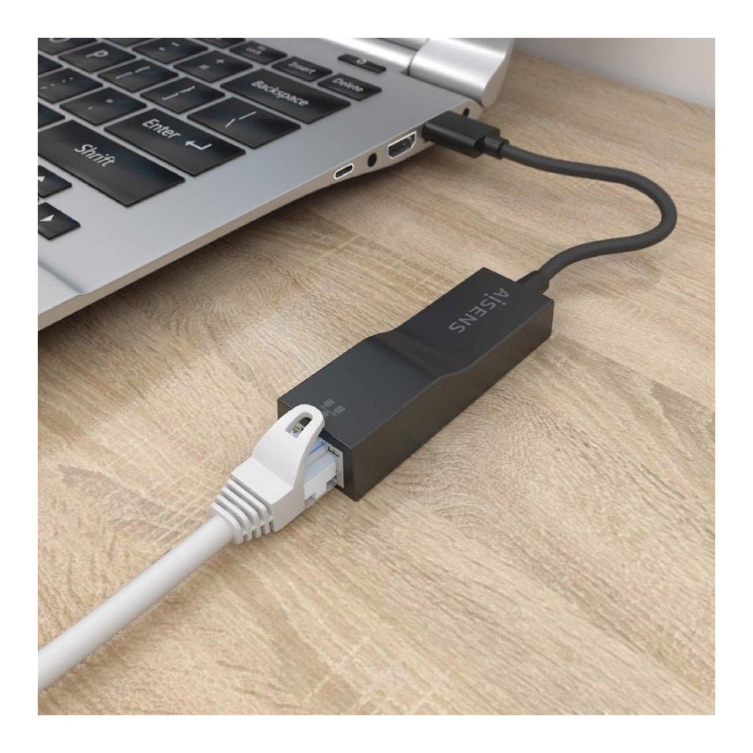 Aisens · Adaptador USB 3.0 a RJ45 · 1000 Mbps · Gigabit Ethernet