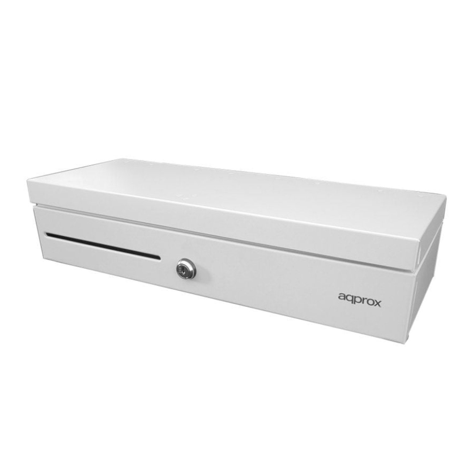 Cajón Portamonedas Approx appCASH02FLIPTOPWH/ Manual y Automático/ Blanco