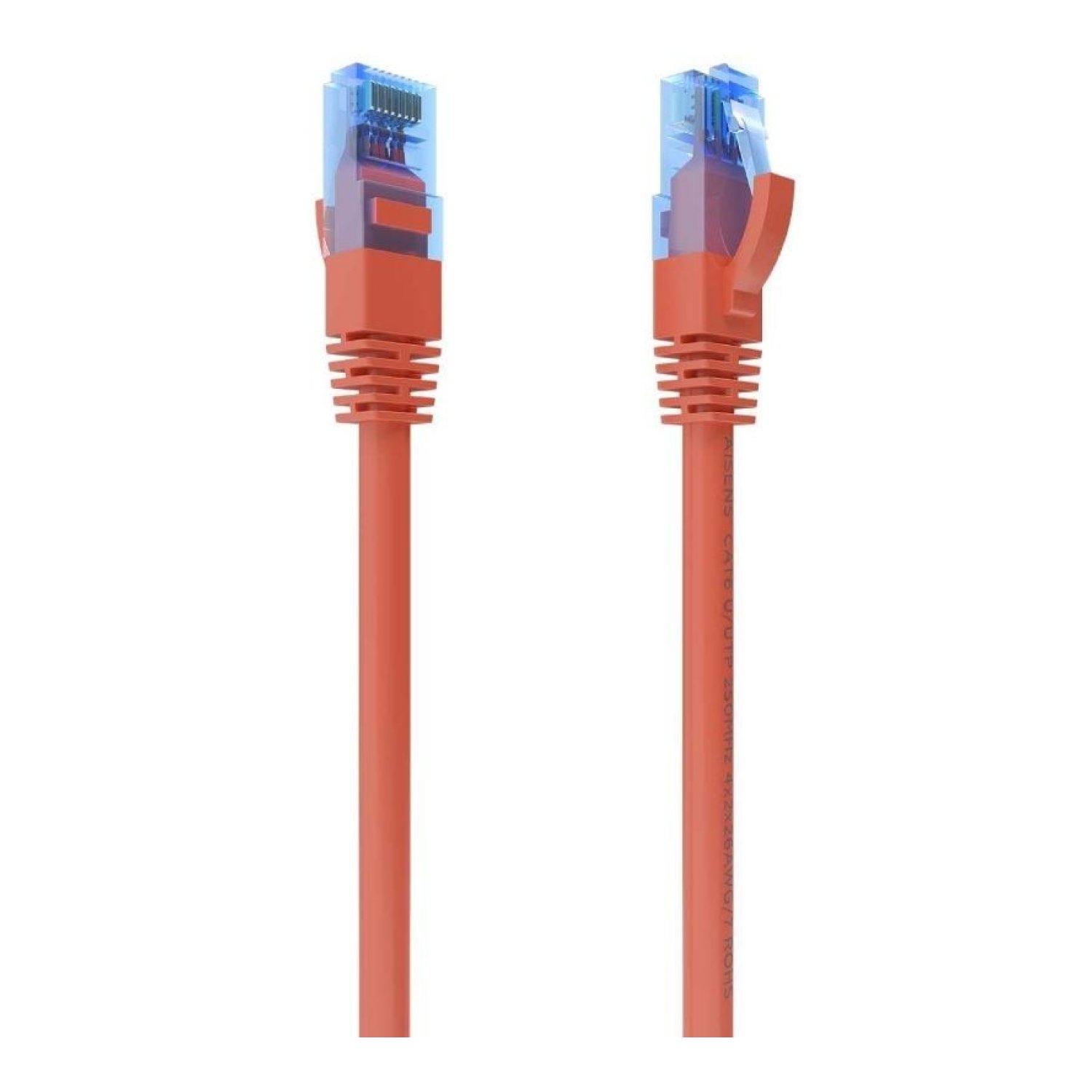 Aisens · Cable de Red RJ45 Cat.6 UTP · 1m · AWG26 CCA · Rojo