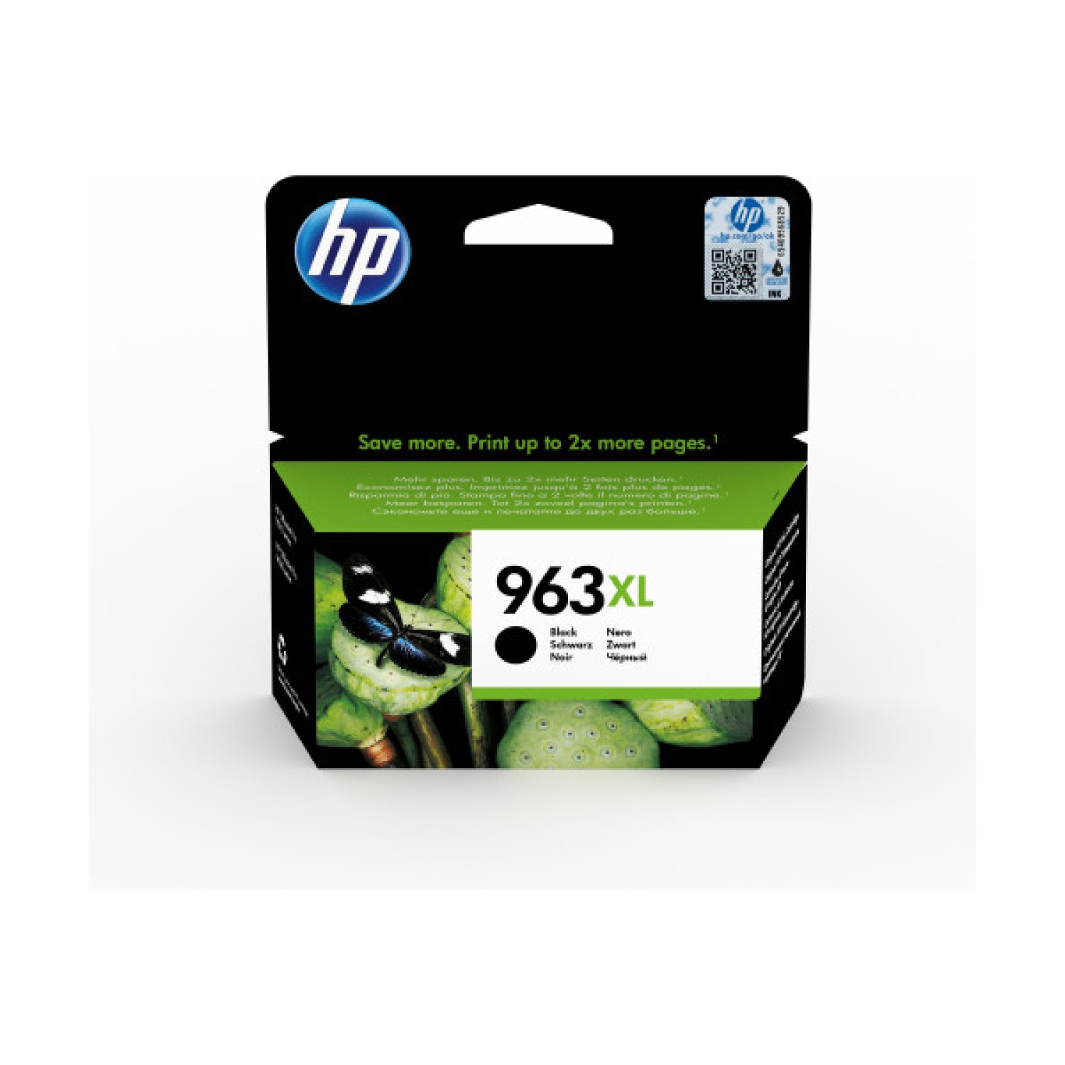 HP Cartucho Tinta 963 XL · Alta Capacidad · Negro