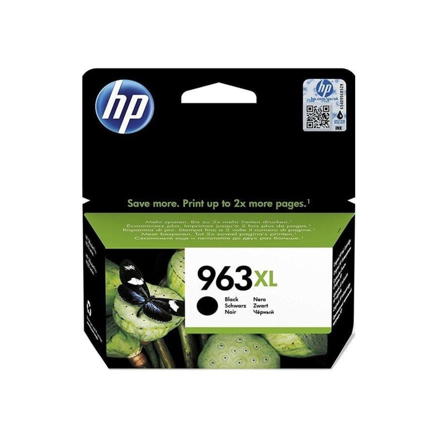 HP Cartucho Tinta 963 XL · Alta Capacidad · Negro