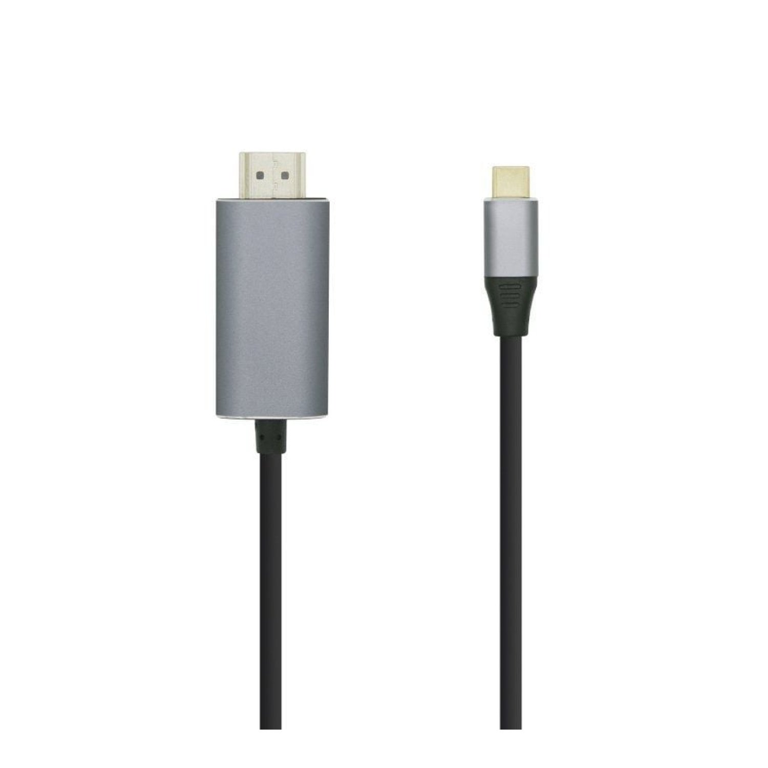 Aisens Cable USB-C a HDMI · 80cm · 27W · 1250Mbps · Negro
