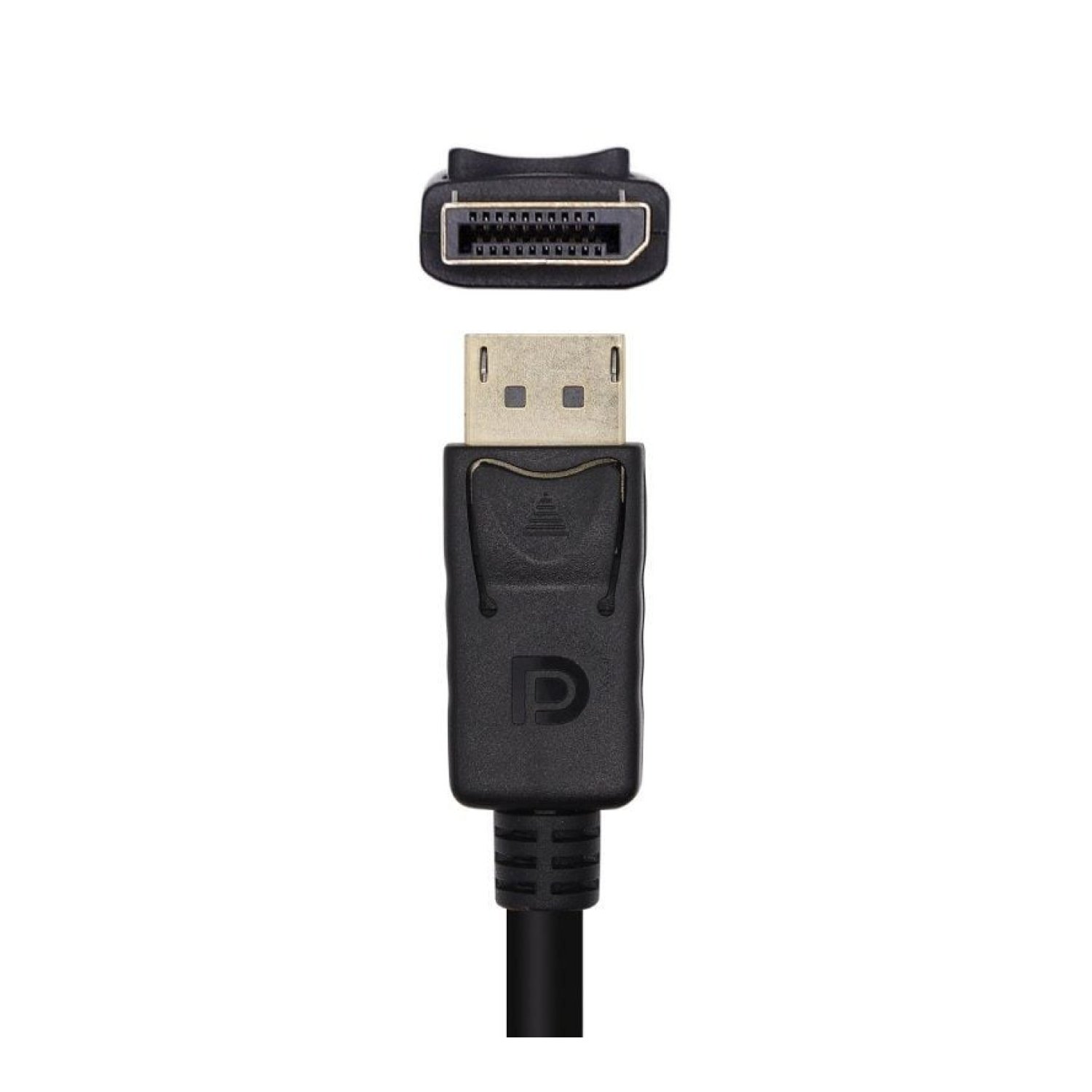Aisens Cable DisplayPort 1.2 · 4K · 1m · Macho a Macho · Negro
