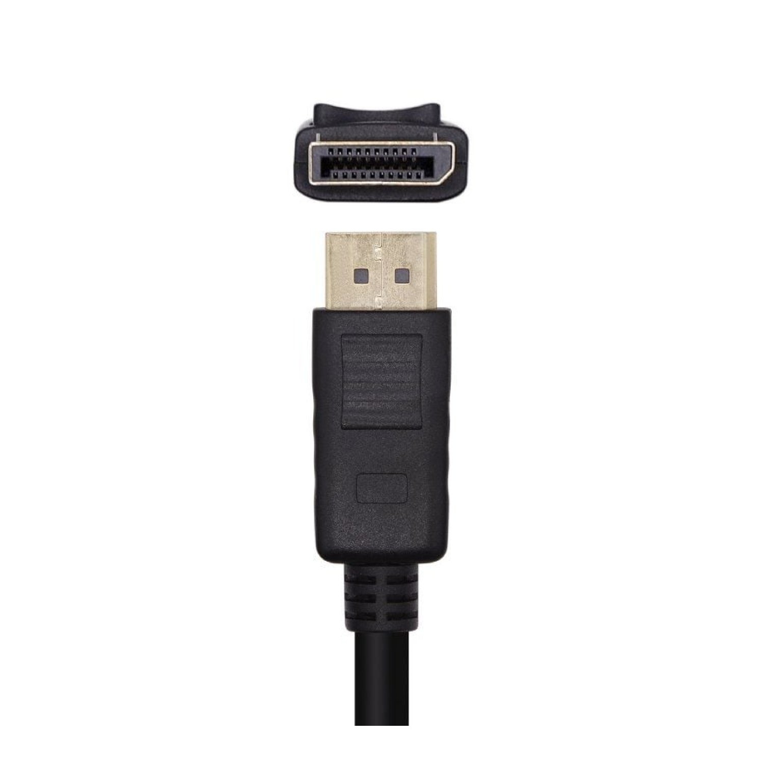 Aisens Cable DisplayPort 1.2 · 4K · 1m · Macho a Macho · Negro