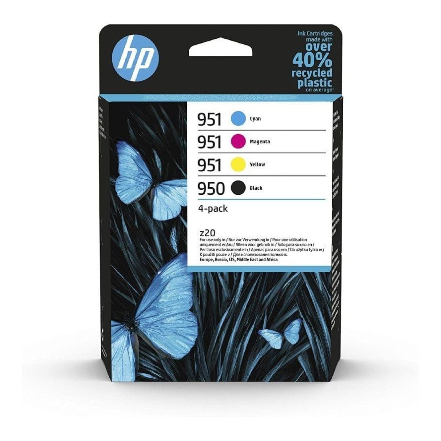 HP · Cartucho Tinta Original nº950/951 · CMYK · Pack 4 colores