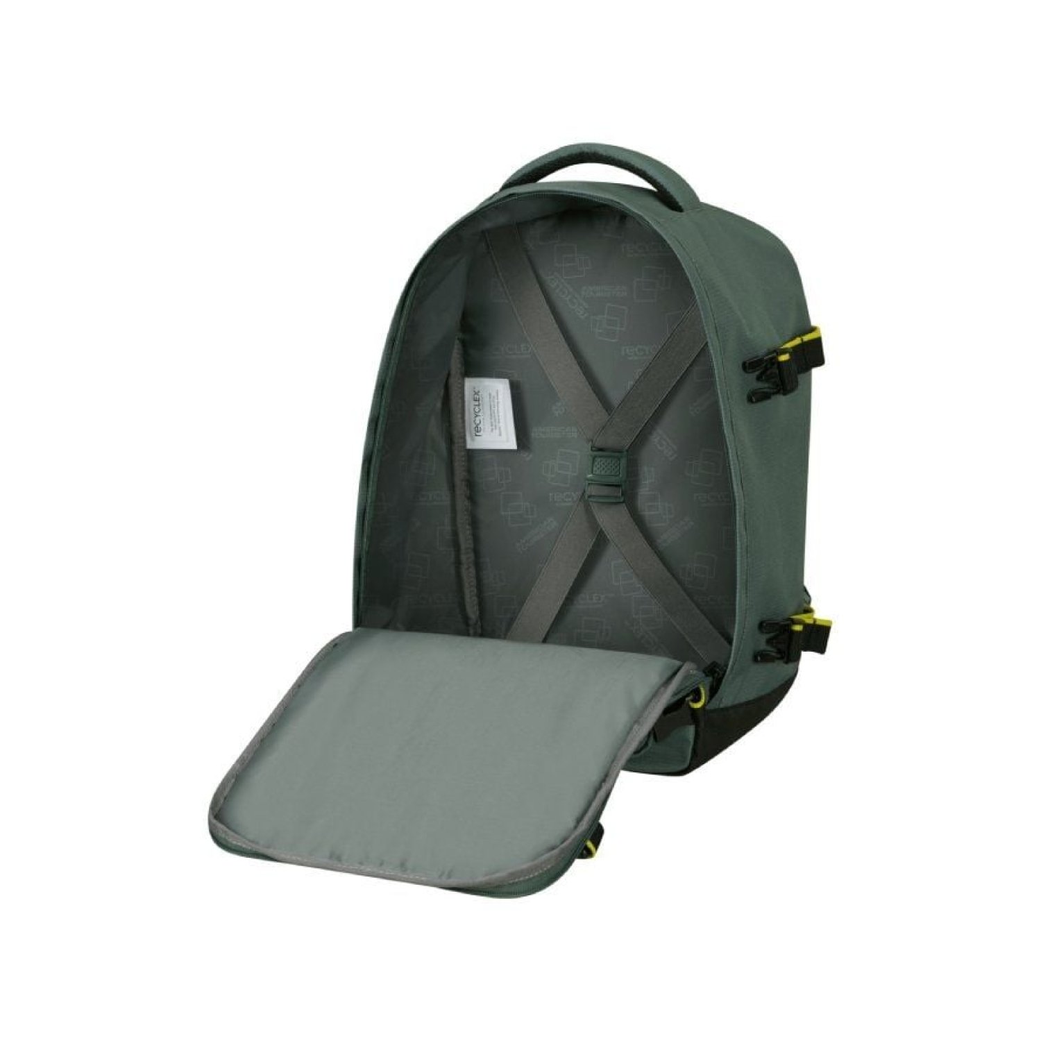 American Tourister Take2Cabin S · Mochila Portátil · 24,2L · Verde