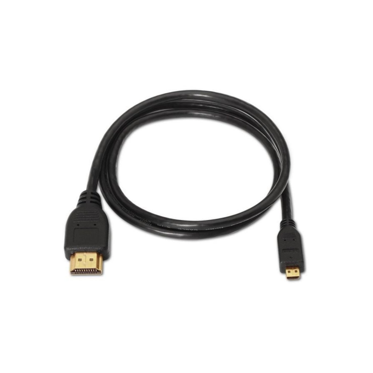 Aisens Cable Micro HDMI · 1,8m · HDMI Macho-Micro HDMI · 720Mbps · Negro