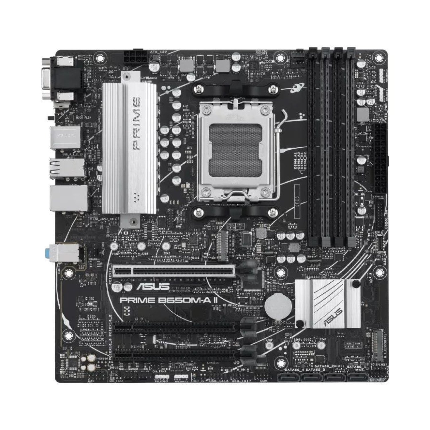 Asus Prime B650M-A II · Socket AM5 · DDR5 · PCIe 5.0 · Micro ATX