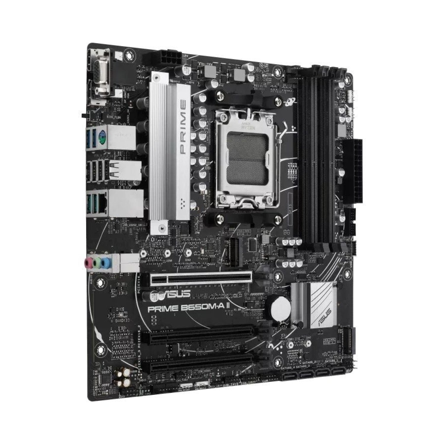 Asus Prime B650M-A II · Socket AM5 · DDR5 · PCIe 5.0 · Micro ATX