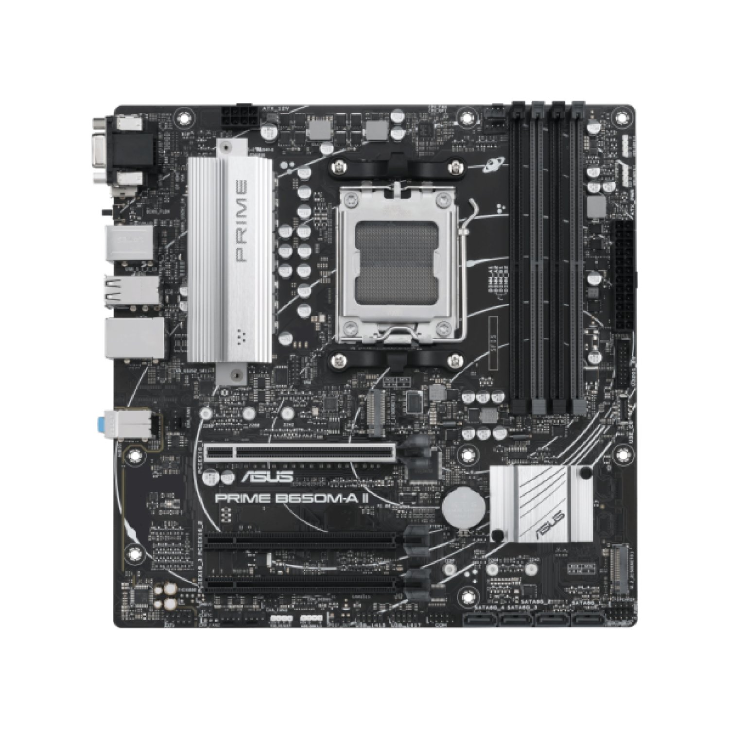 Asus Prime B650M-A II · Socket AM5 · DDR5 · PCIe 5.0 · Micro ATX