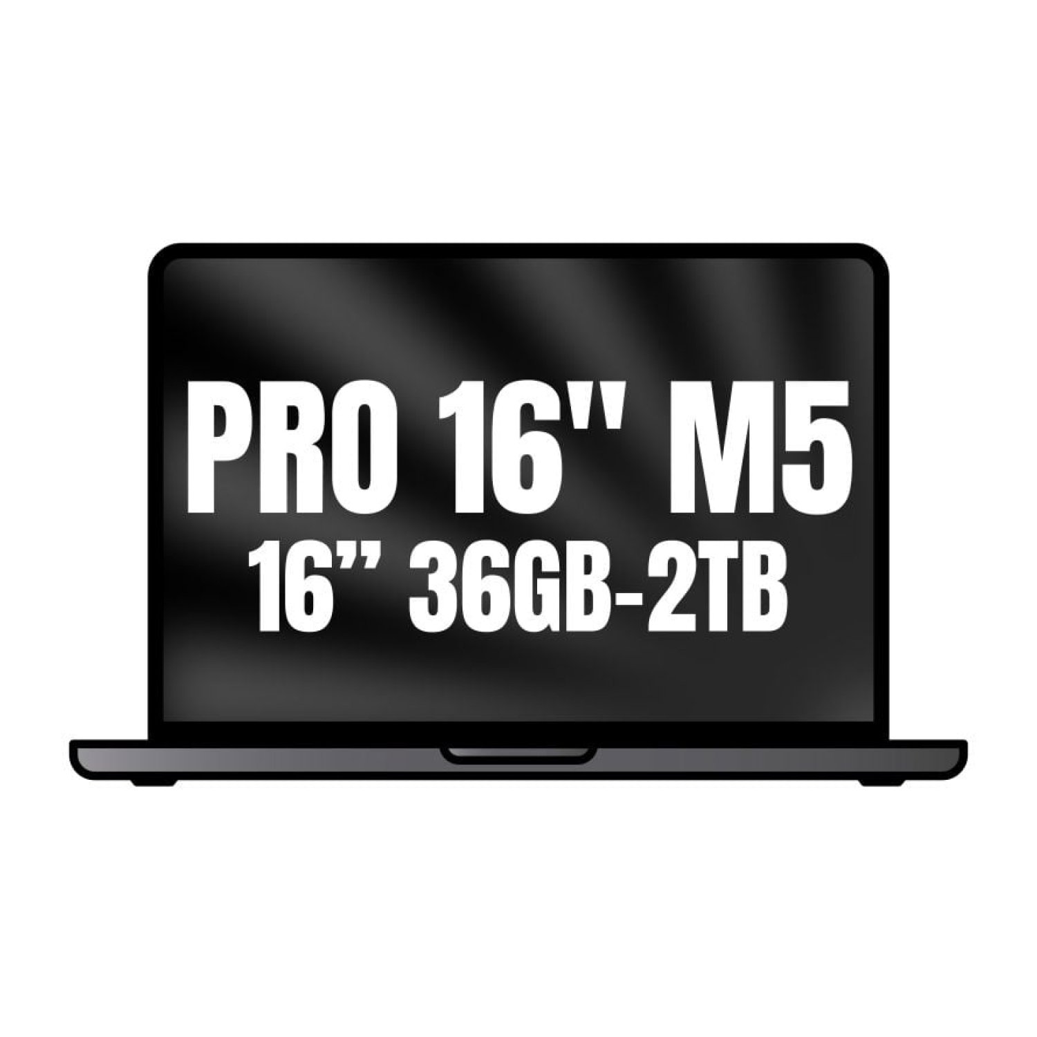 Apple MacBook Pro 16" · M5 Max · 18-Core CPU · 36GB · 2TB SSD · Negro Espacial