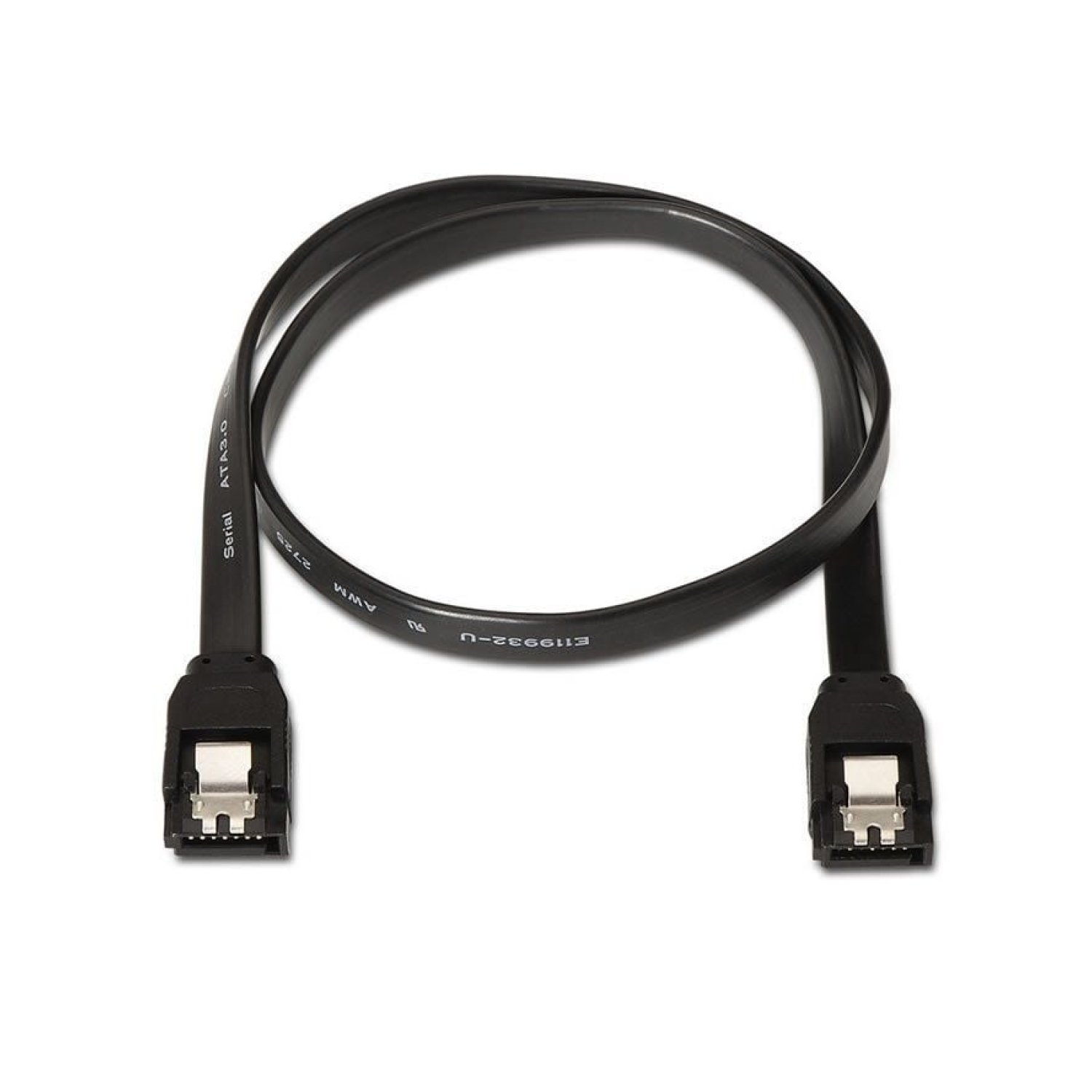 Aisens Cable SATA III · SATA Hembra-Hembra · 50cm · Negro · 768Mbps
