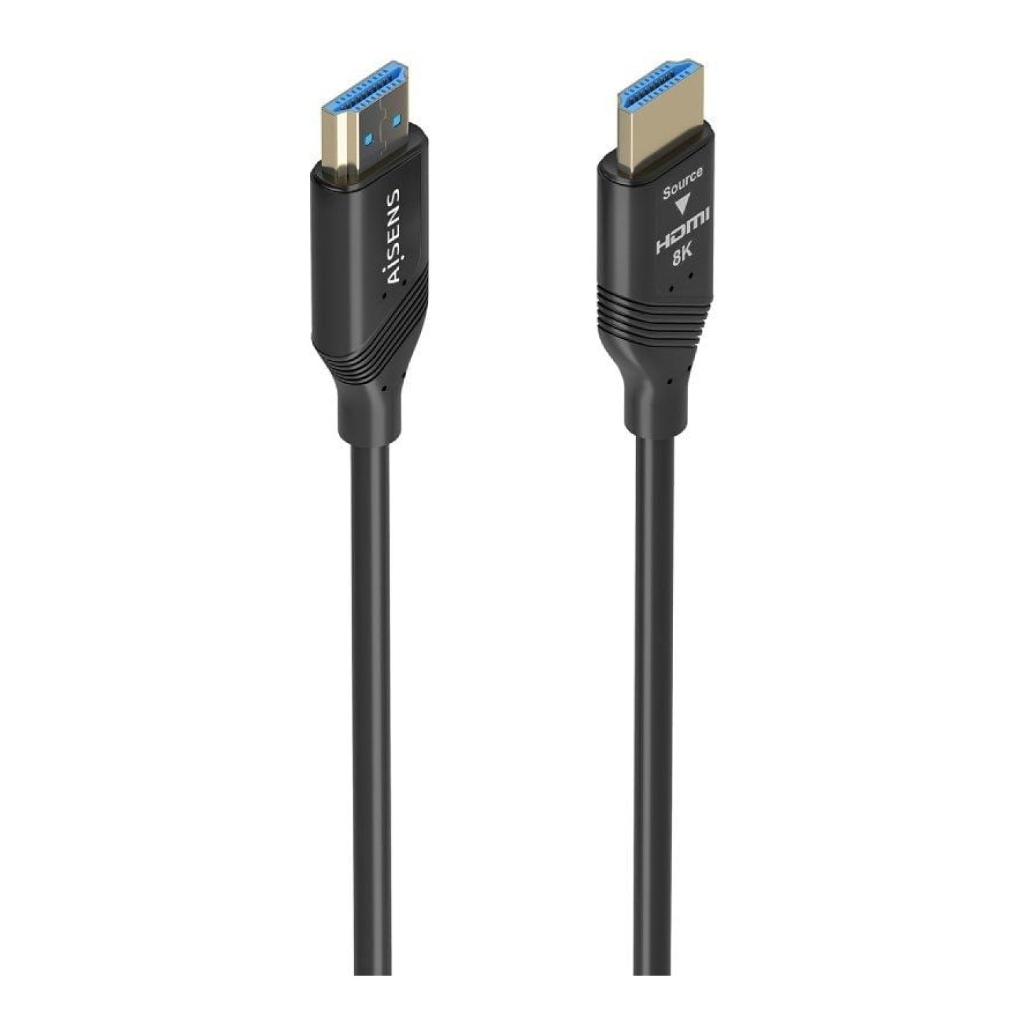Aisens Cable HDMI 2.1 · 8K · 30 metros · Macho a Macho · Negro