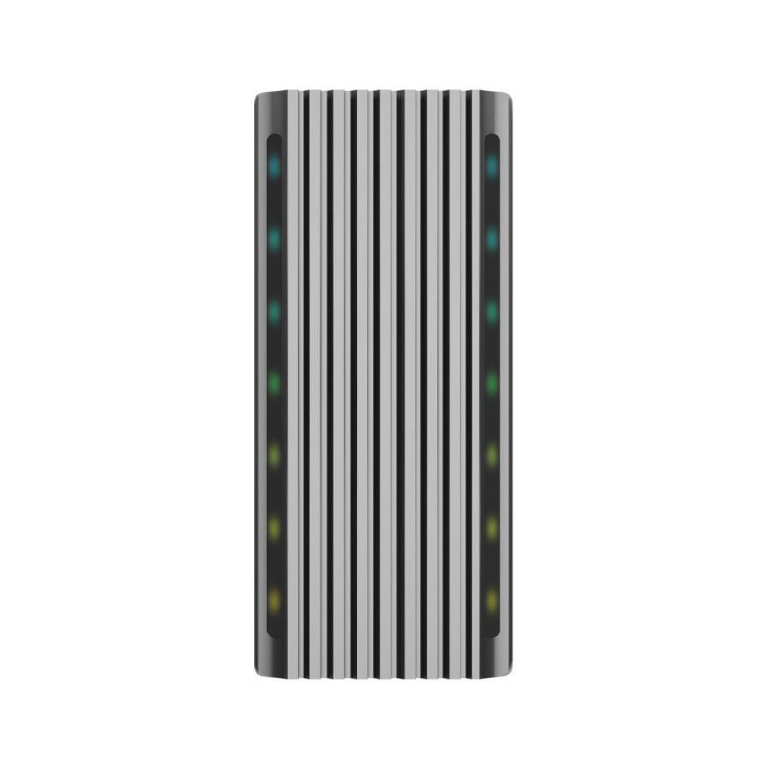 Aisens ASM2-RGB011GR · Caja M.2 SSD · SATA/NVMe · USB 3.2 Gen2 · Sin Tornillos