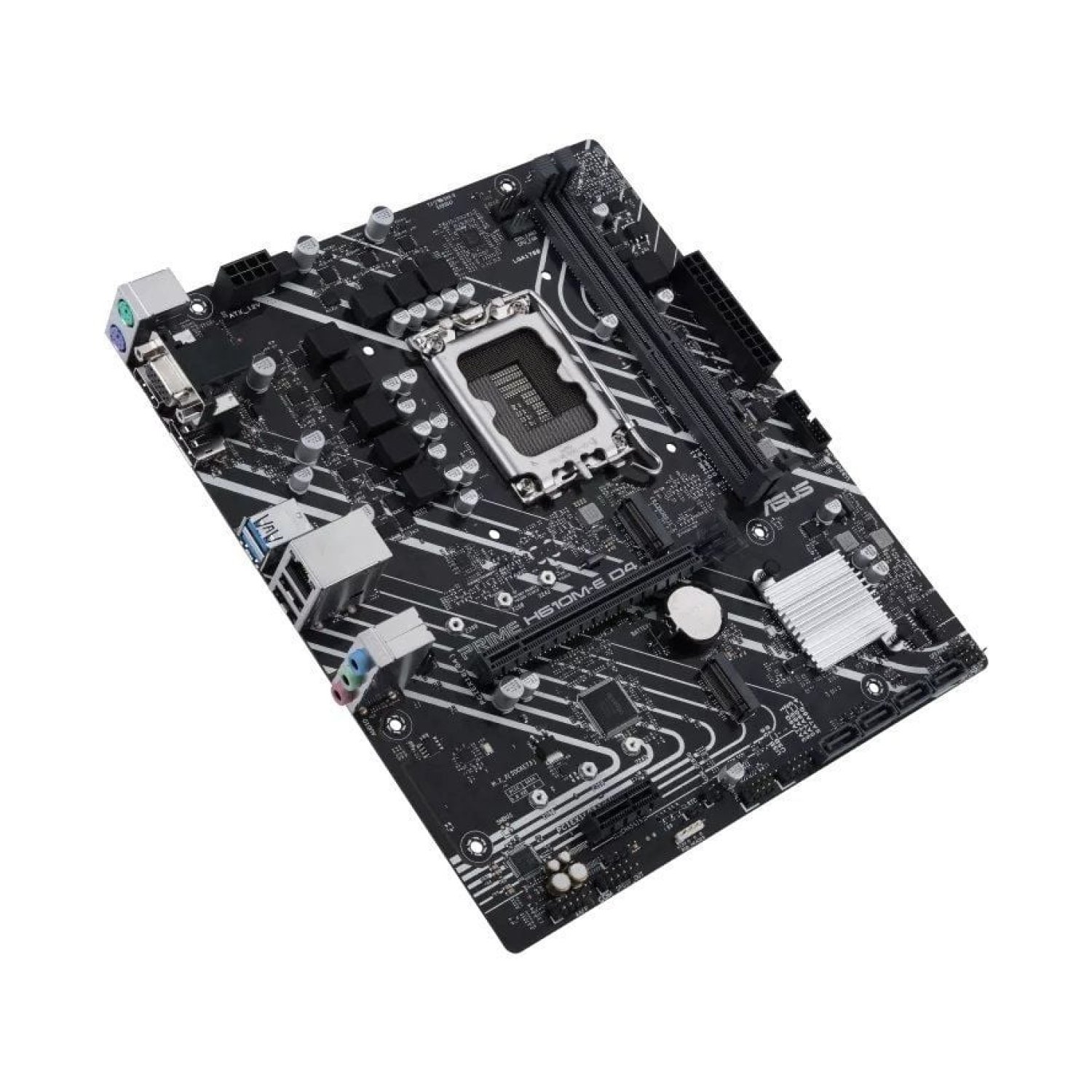 Asus Prime H610M-E D4 · Socket 1700 · DDR4 · PCIe 4.0 · Micro ATX