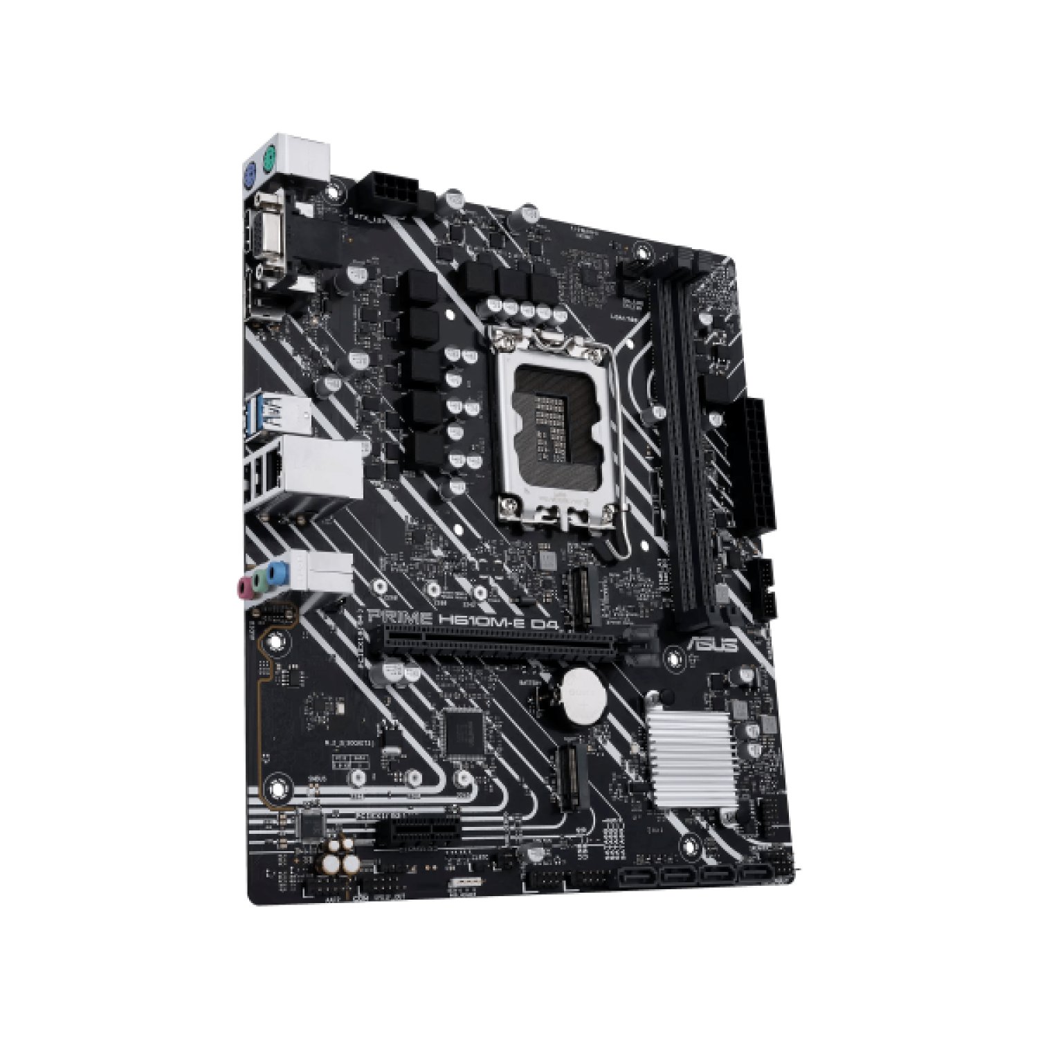 Asus Prime H610M-E D4 · Socket 1700 · DDR4 · PCIe 4.0 · Micro ATX