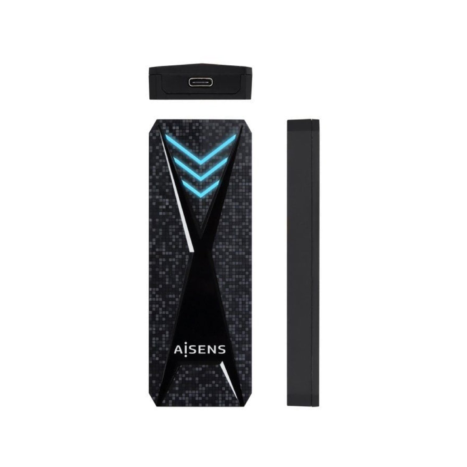 Aisens ASM2-RGB013B · Caja Externa M.2 NVMe · USB 3.2 Gen2 · Sin Tornillos
