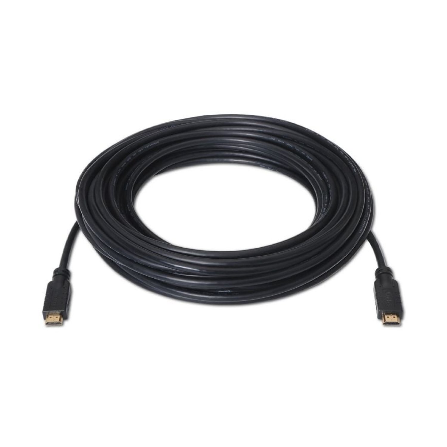 Cable HDMI 2.0 4K Aisens A120-0373/ HDMI Macho - HDMI Macho/ 15m/ Negro