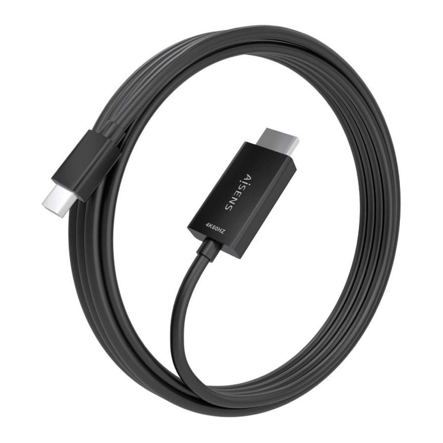 Aisens · Cable Conversor Mini DisplayPort a HDMI 4K · 3m · Negro