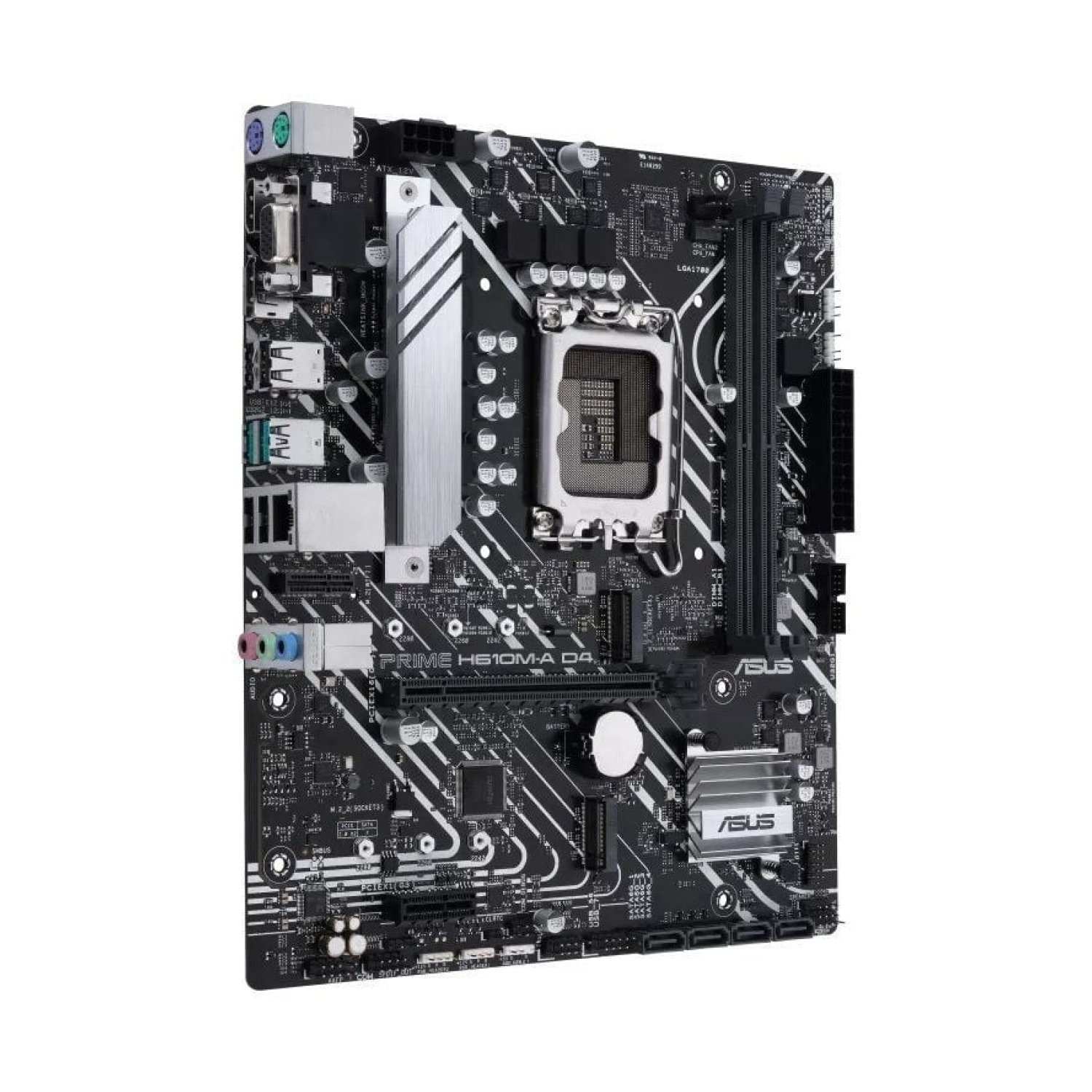 Asus Prime H610M-A D4 · Socket 1700 · Micro ATX · DDR4 · PCIe 4.0