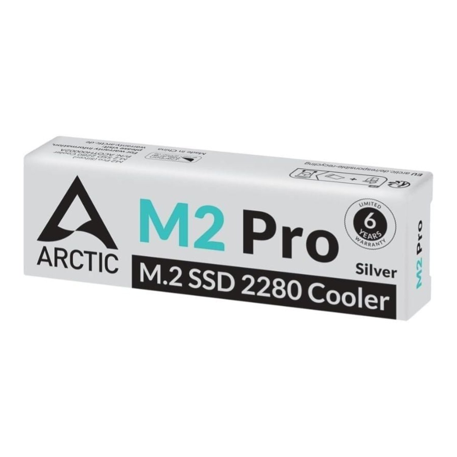 Arctic M2 Pro · Disipador Térmico SSD M.2 2280 · Plata