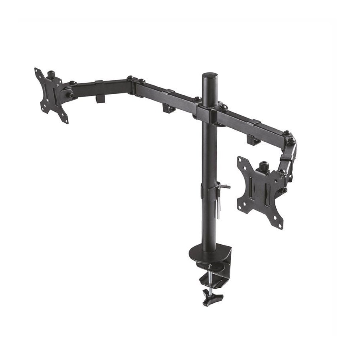 Soporte de Mesa para 2 Monitores Aisens DT32TSR-041/ Giratorio/ Inclinable/ hasta 8kg