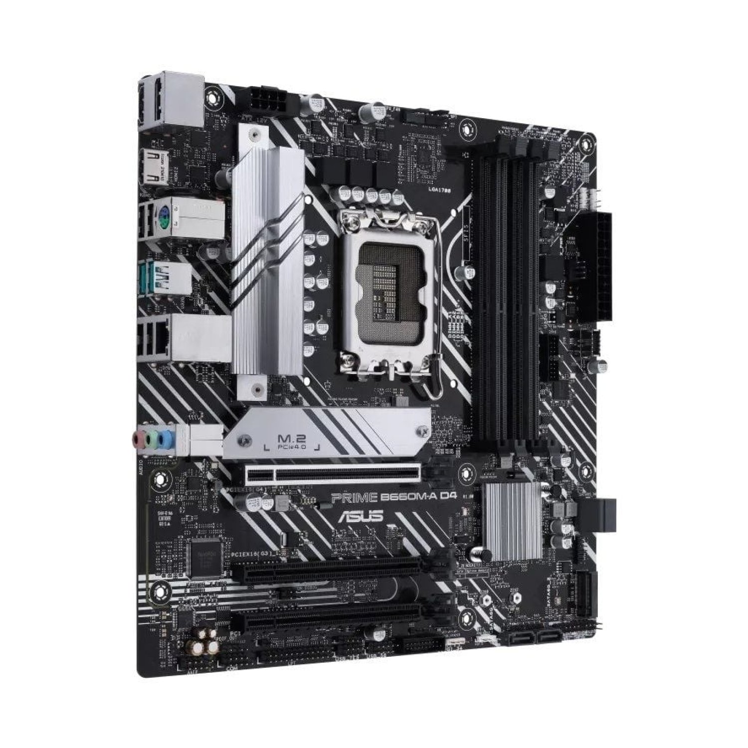 Asus Prime B660M-A D4 · Socket 1700 · DDR4 · PCIe 4.0 · Micro ATX
