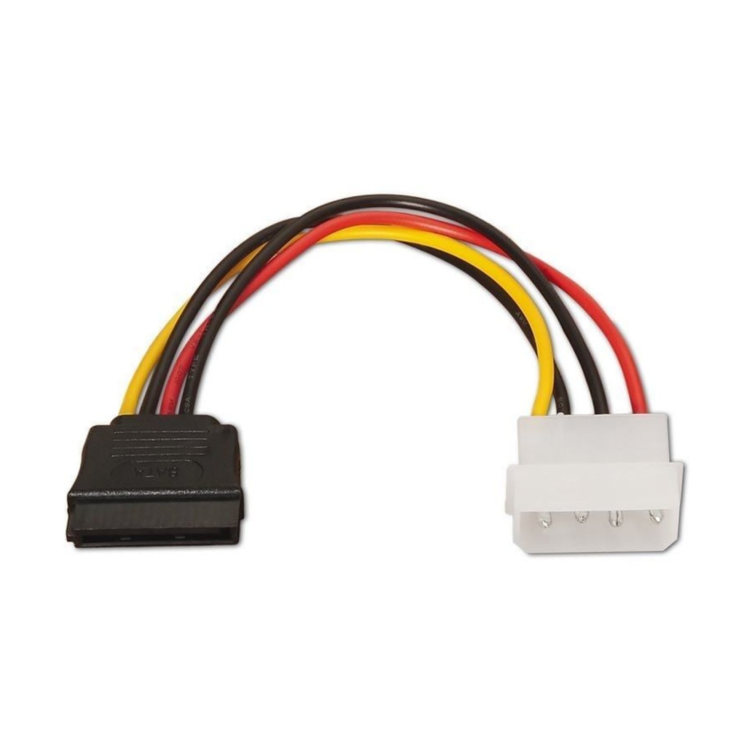 Aisens · Cable Alimentación SATA · Molex 4 PIN a SATA · 54W · 16cm