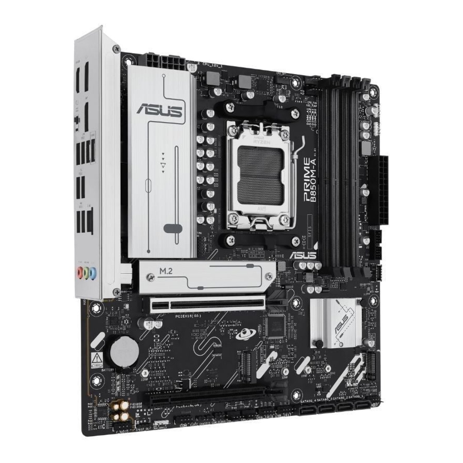 Asus Prime B850M-A · Socket AM5 · DDR5 · PCIe 5.0 · Micro ATX