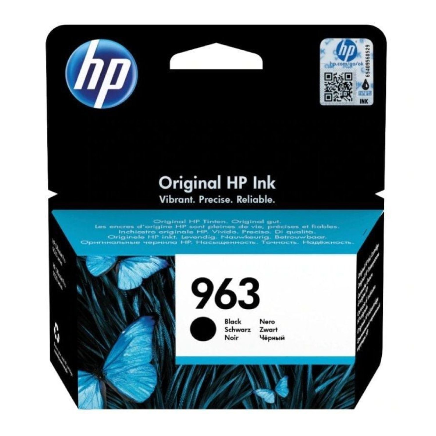 HP Cartucho de Tinta Original nº963 · Negro