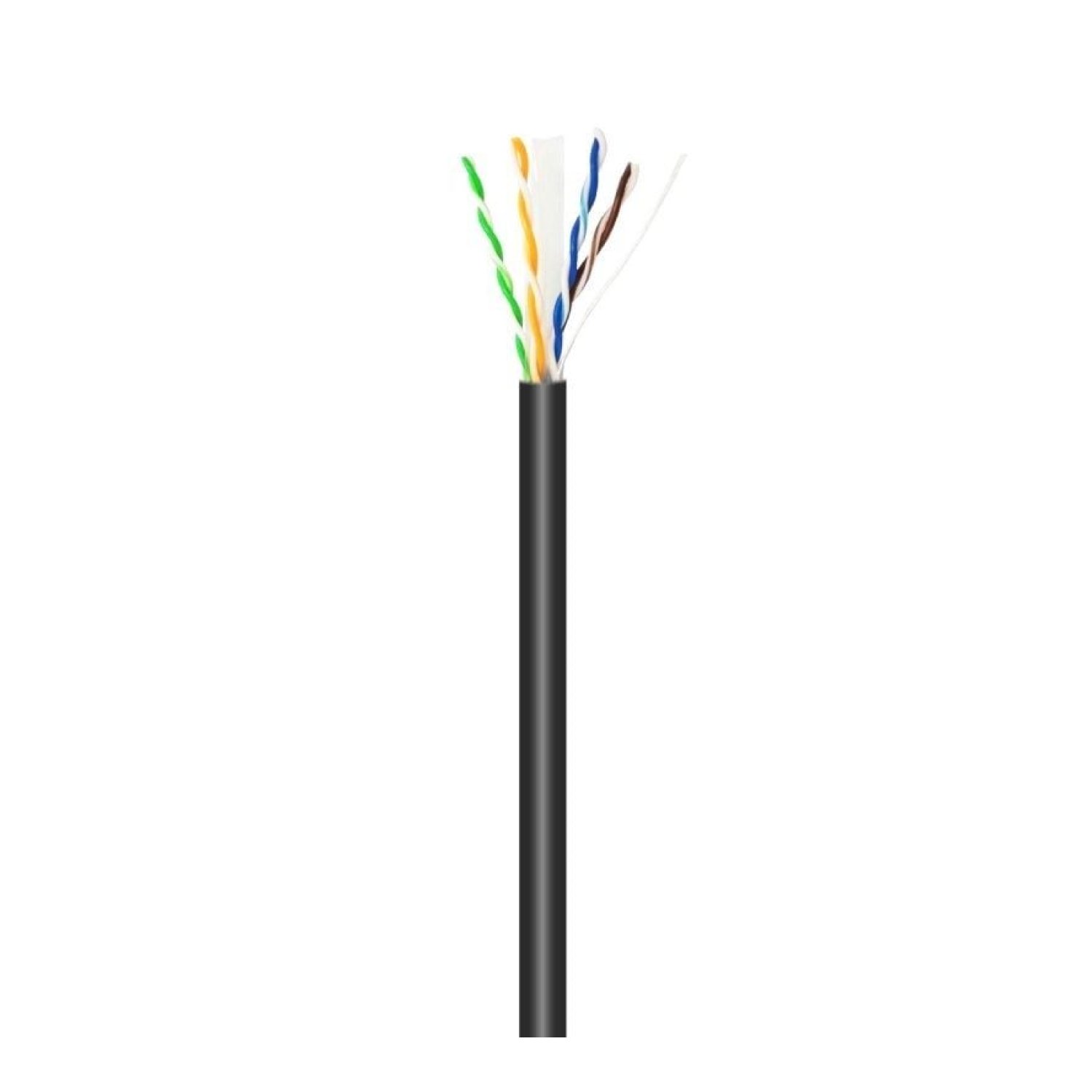 Aisens Bobina Cable RJ45 Cat.6 · 100m · UTP AWG23 · Impermeable · Negro