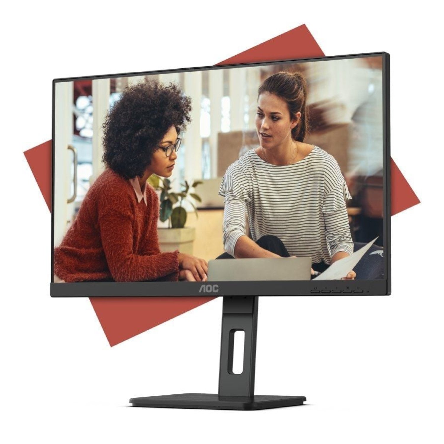 AOC 27E3QAF · Monitor 27" Full HD · Regulable en altura · Multimedia