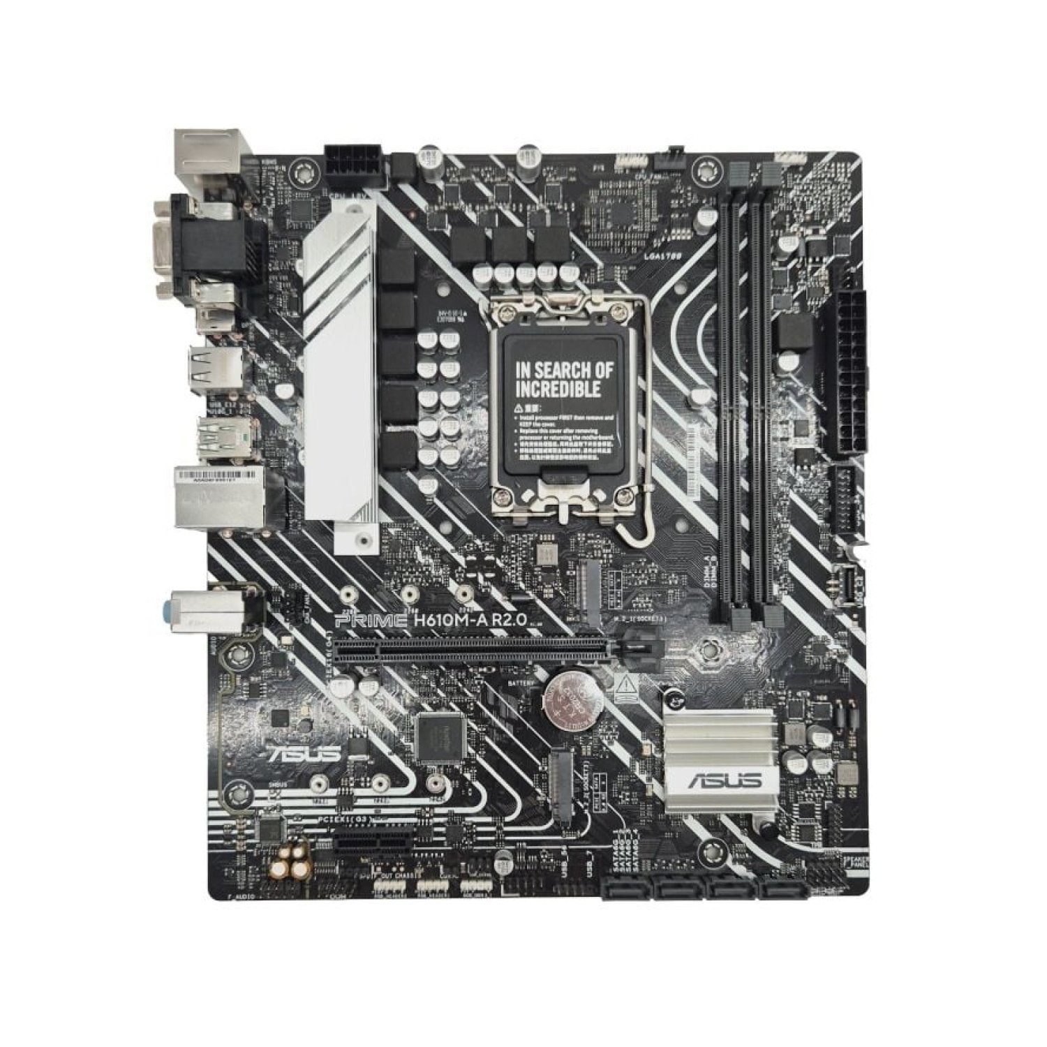 Asus Prime H610M-A R2.0 · Socket 1700 · DDR5 · PCIe 4.0 · Micro ATX
