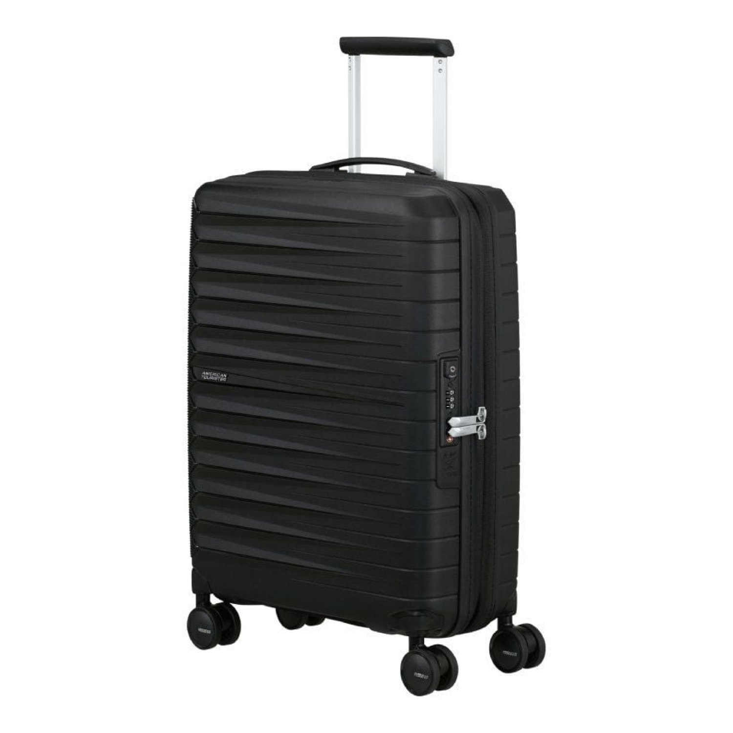 American Tourister FastForward Spinner · 55cm · Expansible · 4 Ruedas · Negro