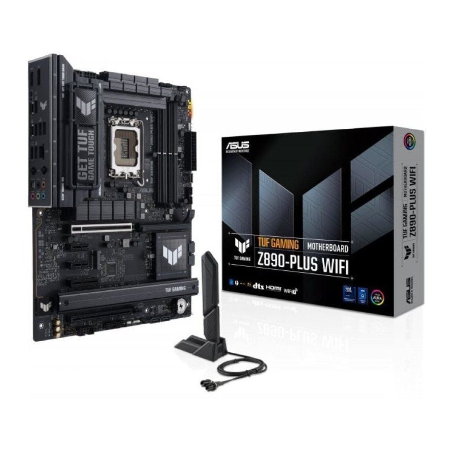Asus TUF Gaming Z890-PLUS WiFi · Socket 1851 · DDR5 · PCIe 5.0