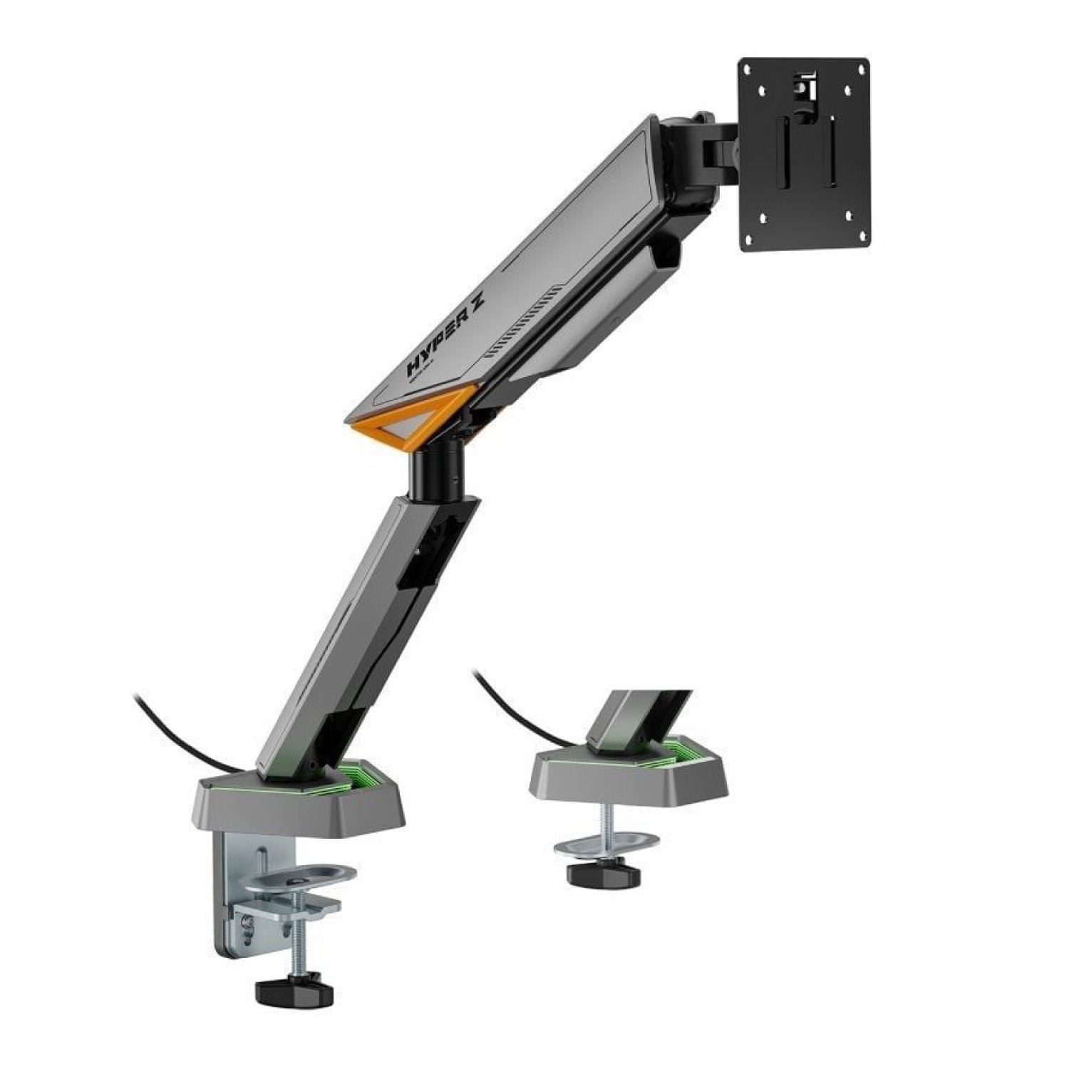 Aisens DT49TSRRGB · Soporte Gaming Giratorio · Hasta 16kg · RGB · Inclinable