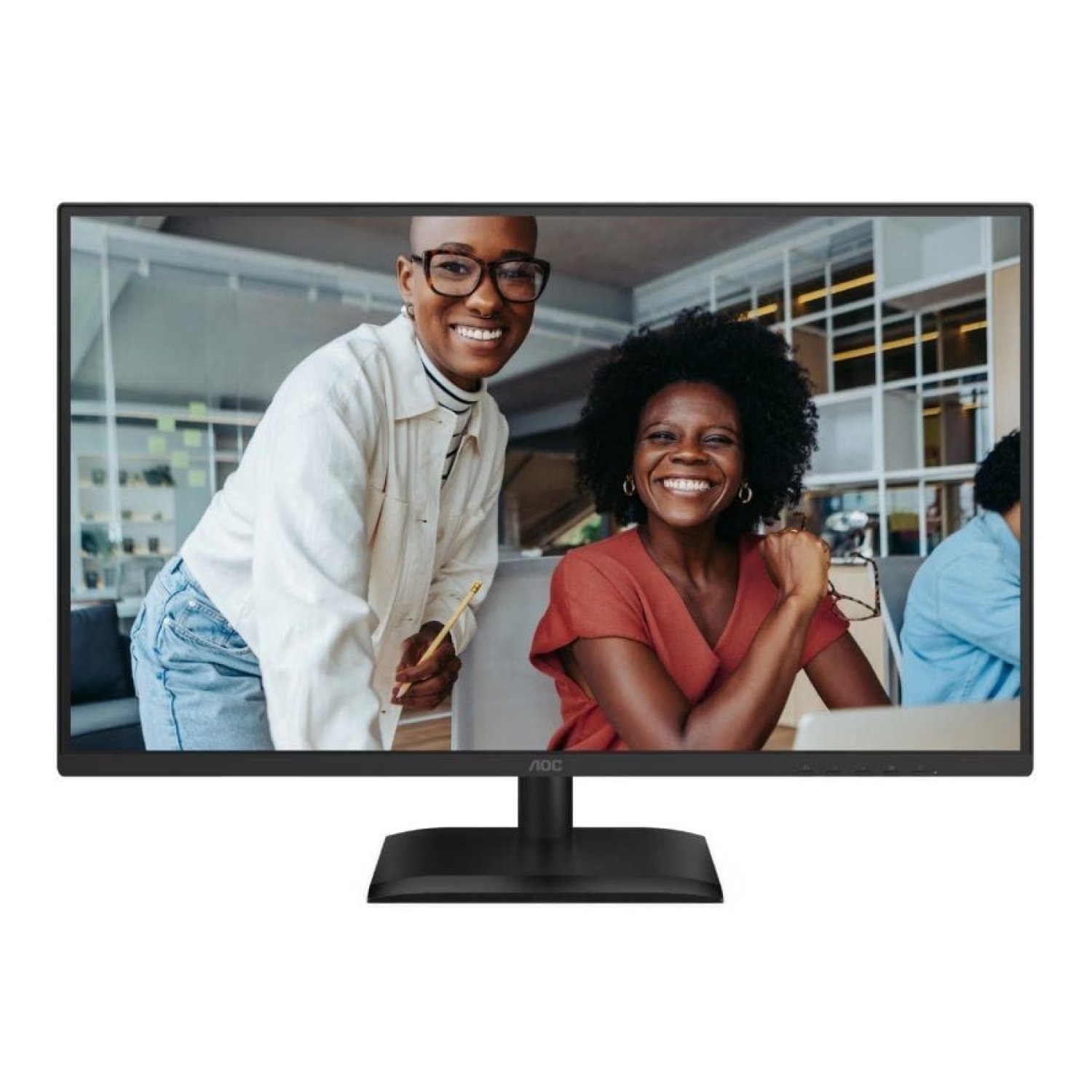AOC 27E4U · 27" Full HD · Multimedia · Regulable en altura · Negro
