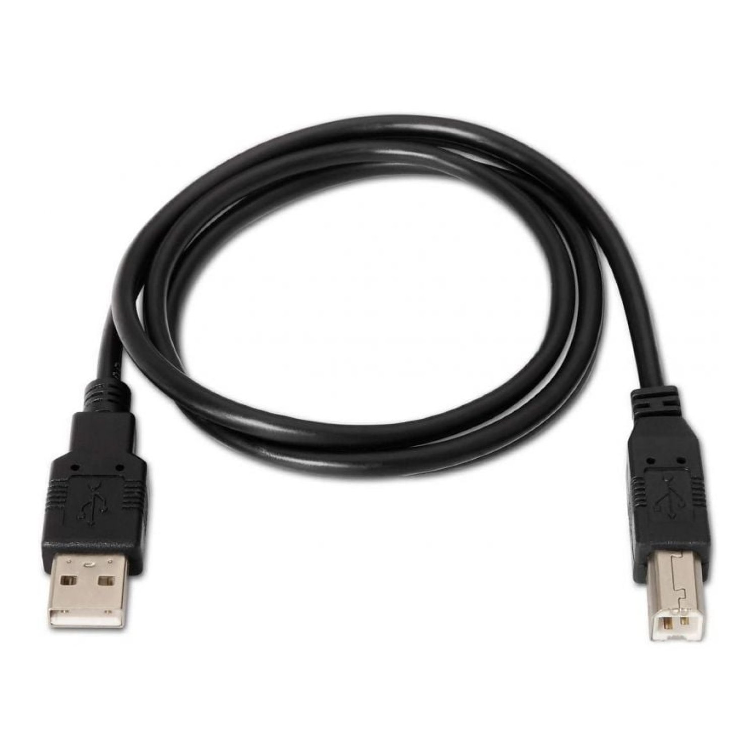 Aisens Cable USB 2.0 · Tipo-B a USB-A · 1m · Negro