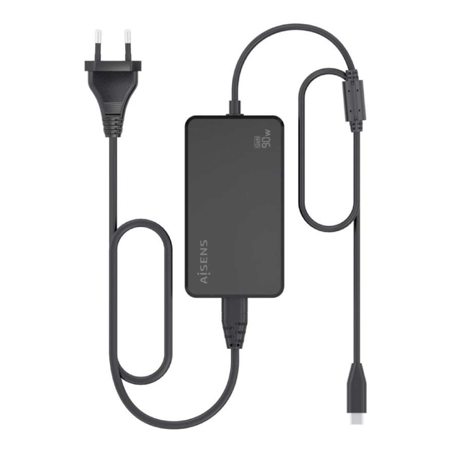 Aisens Cargador GaN · 90W · USB Tipo-C · 5-20V · Automático