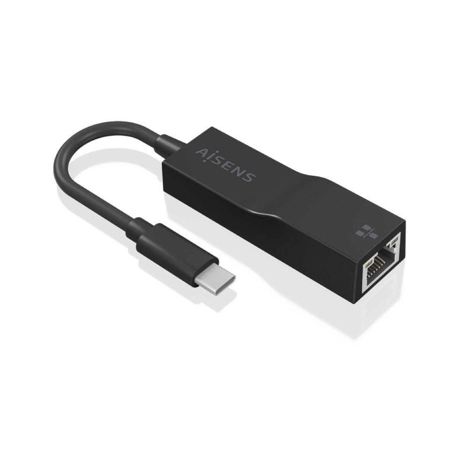 Aisens Adaptador USB Tipo-C a RJ45 · 1000 Mbps · Ethernet Gigabit